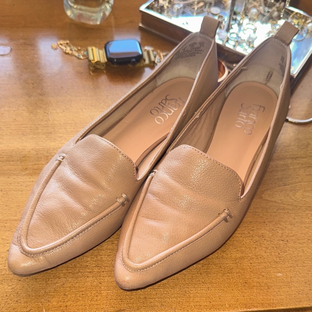 Franco Sarto Women's Beige Loafers